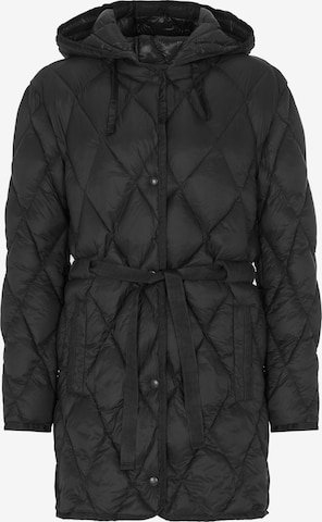 Manteau d’hiver Jimmy Sanders en noir : devant