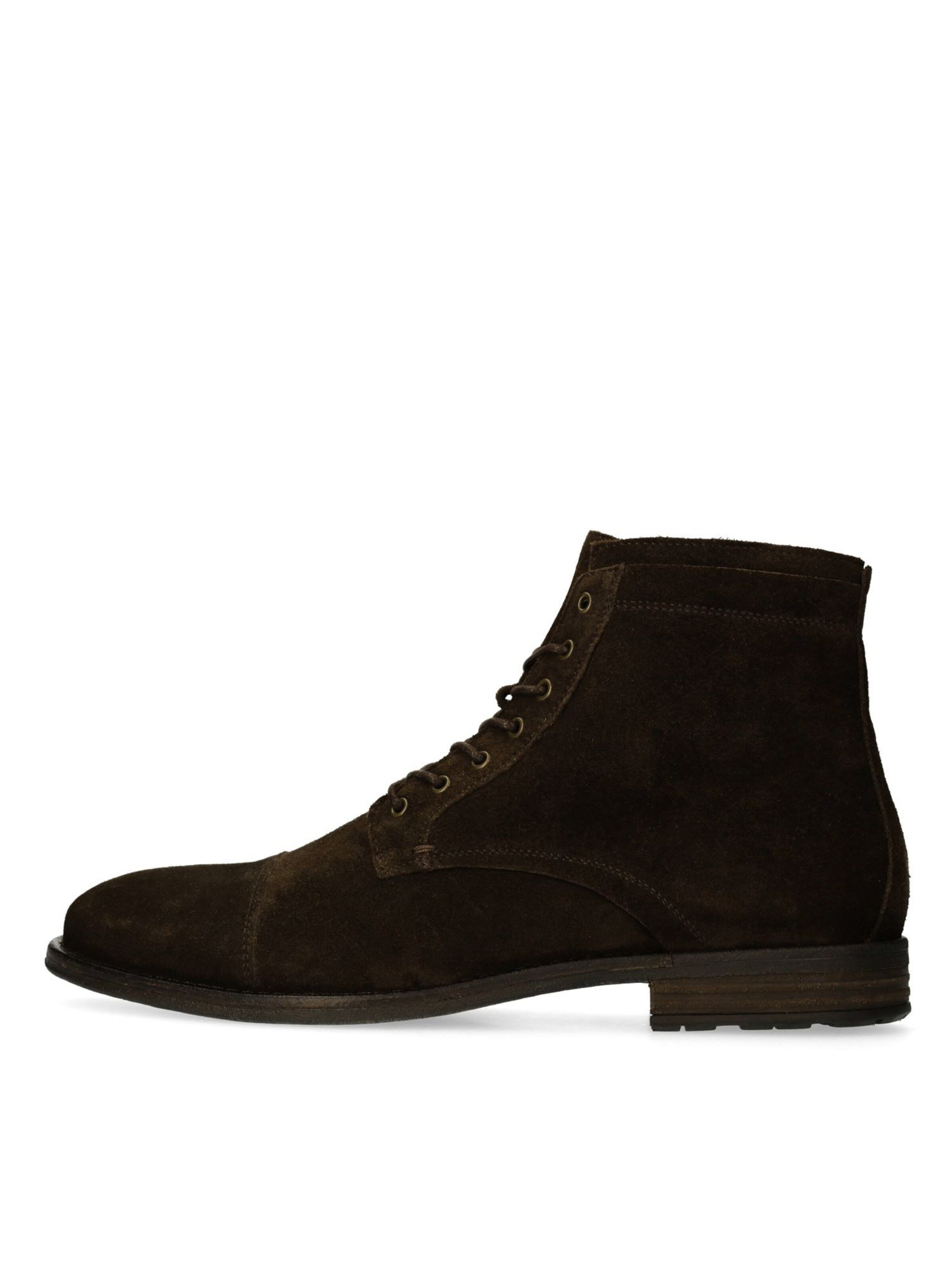 Bottines à lacets MANFIELD en marron