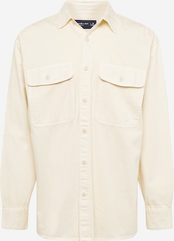 Regular fit Camicia di Abercrombie & Fitch in grigio: frontale