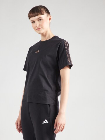 ADIDAS SPORTSWEAR Majica | črna barva: sprednja stran