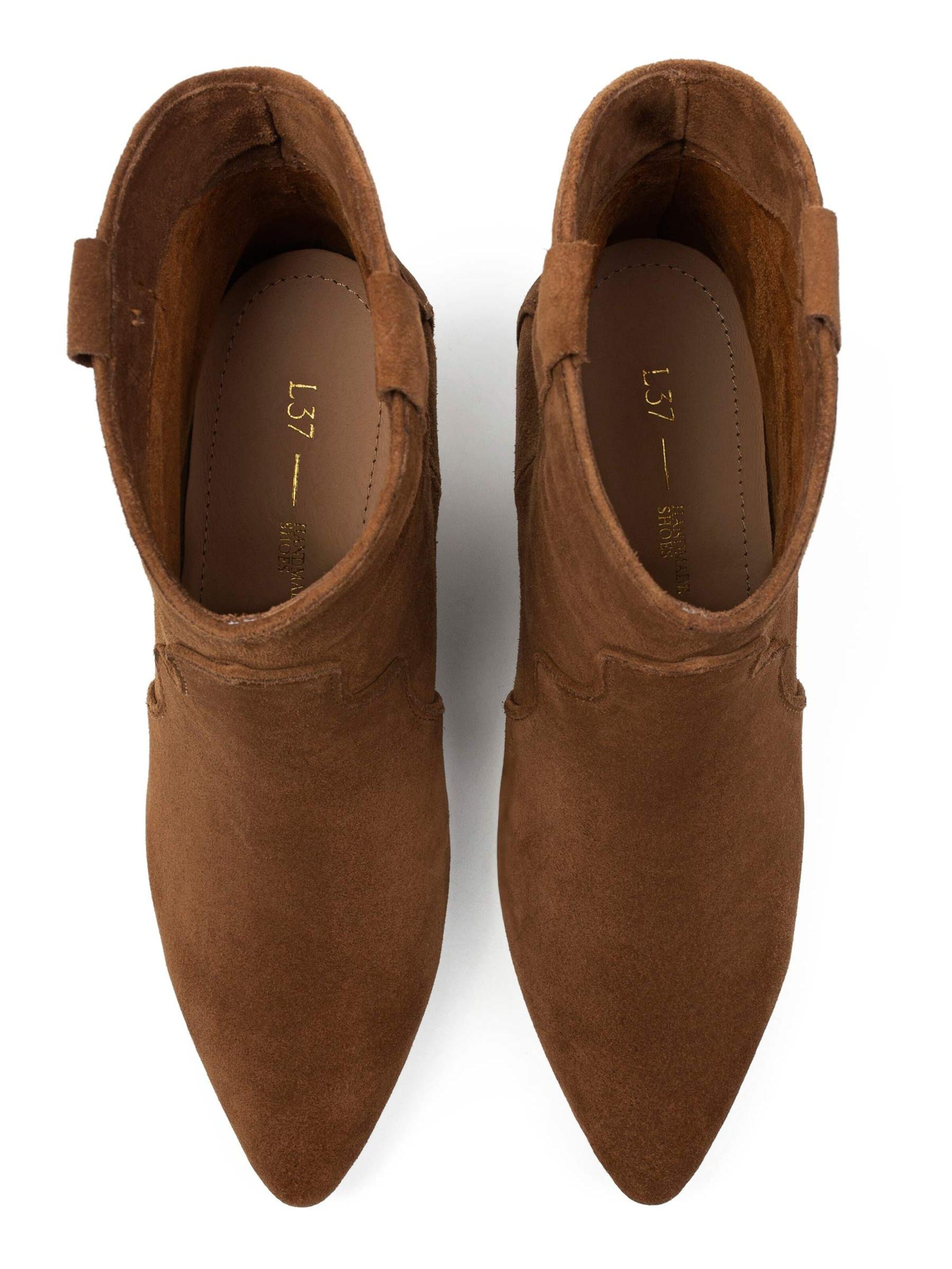 L37 HANDMADE SHOES - Botas de cowboy 'STARRY PATH' em castanho
