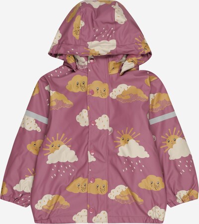 Lindex Jacke in senf / silbergrau / mauve / naturweiß, Produktansicht