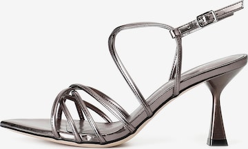 CAFè NOIR Décolletté in Silber: Vorderseite