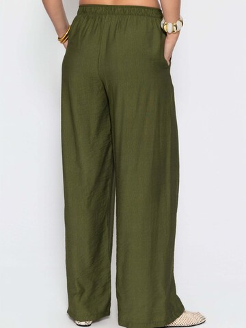 SASSYCLASSY Wide leg Trousers in Green