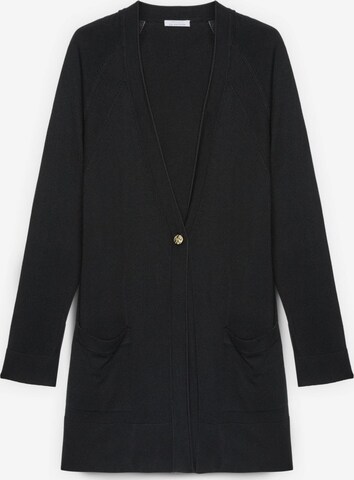 Cardigan Fiorella Rubino en noir : devant