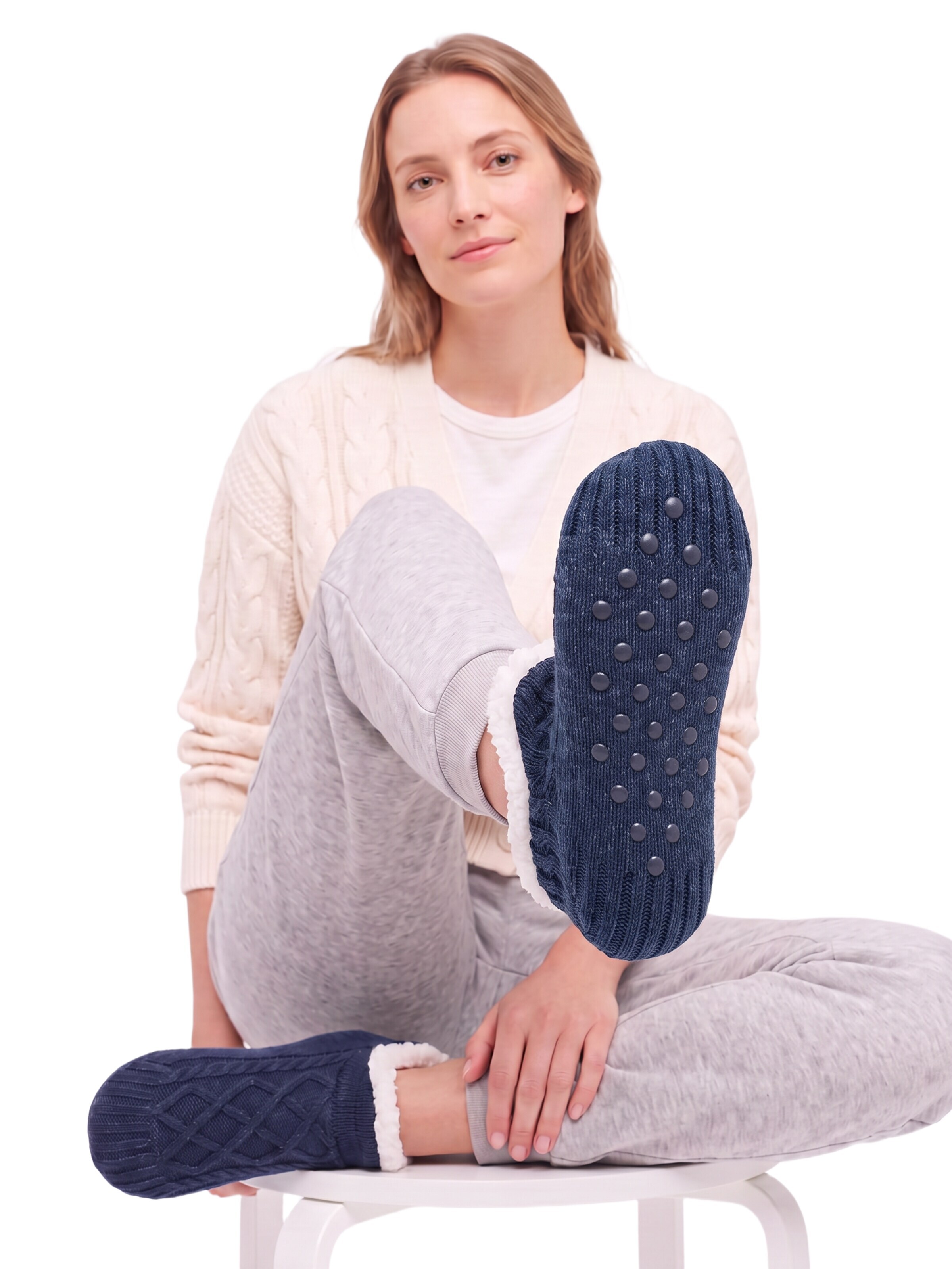 BONVERANO Ankle Socks in Blue