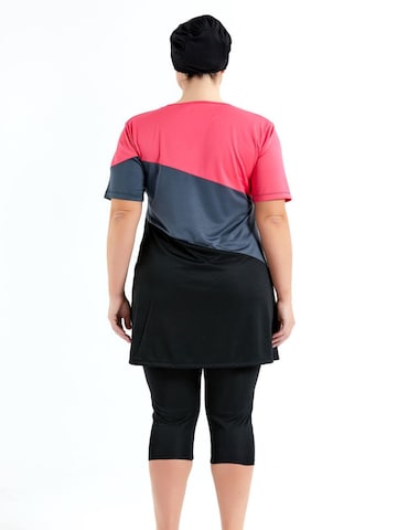 Shorts de bain C&City en noir : devant