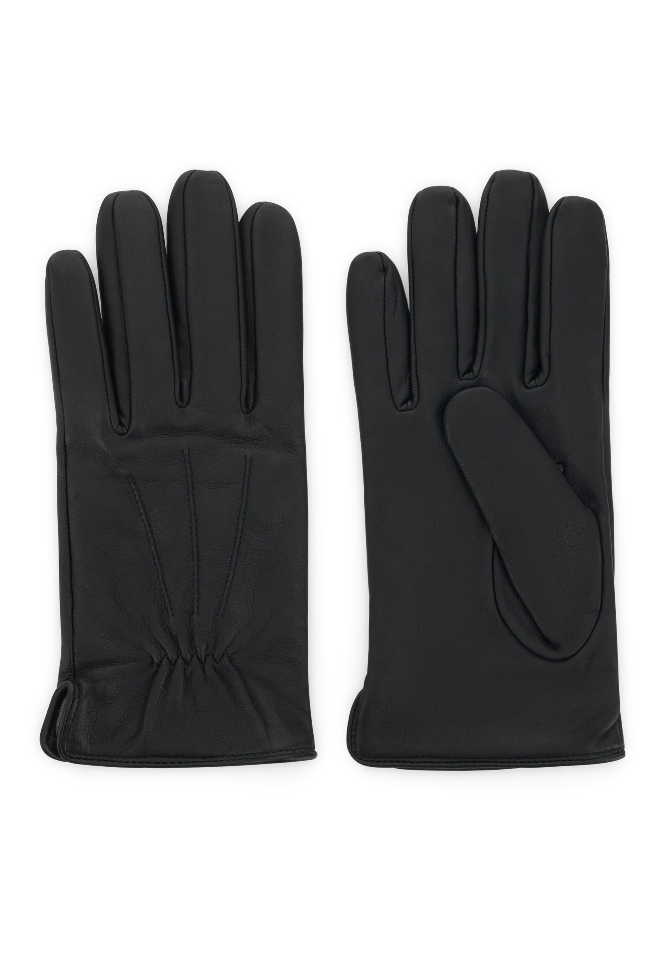 Boggi Milano - Guantes con dedos en negro: frente