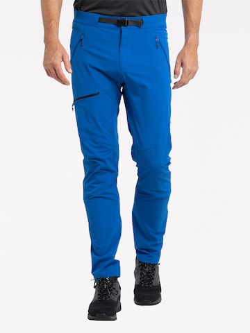 Haglöfs Regular Workout Pants 'Lizard' in Blue: front