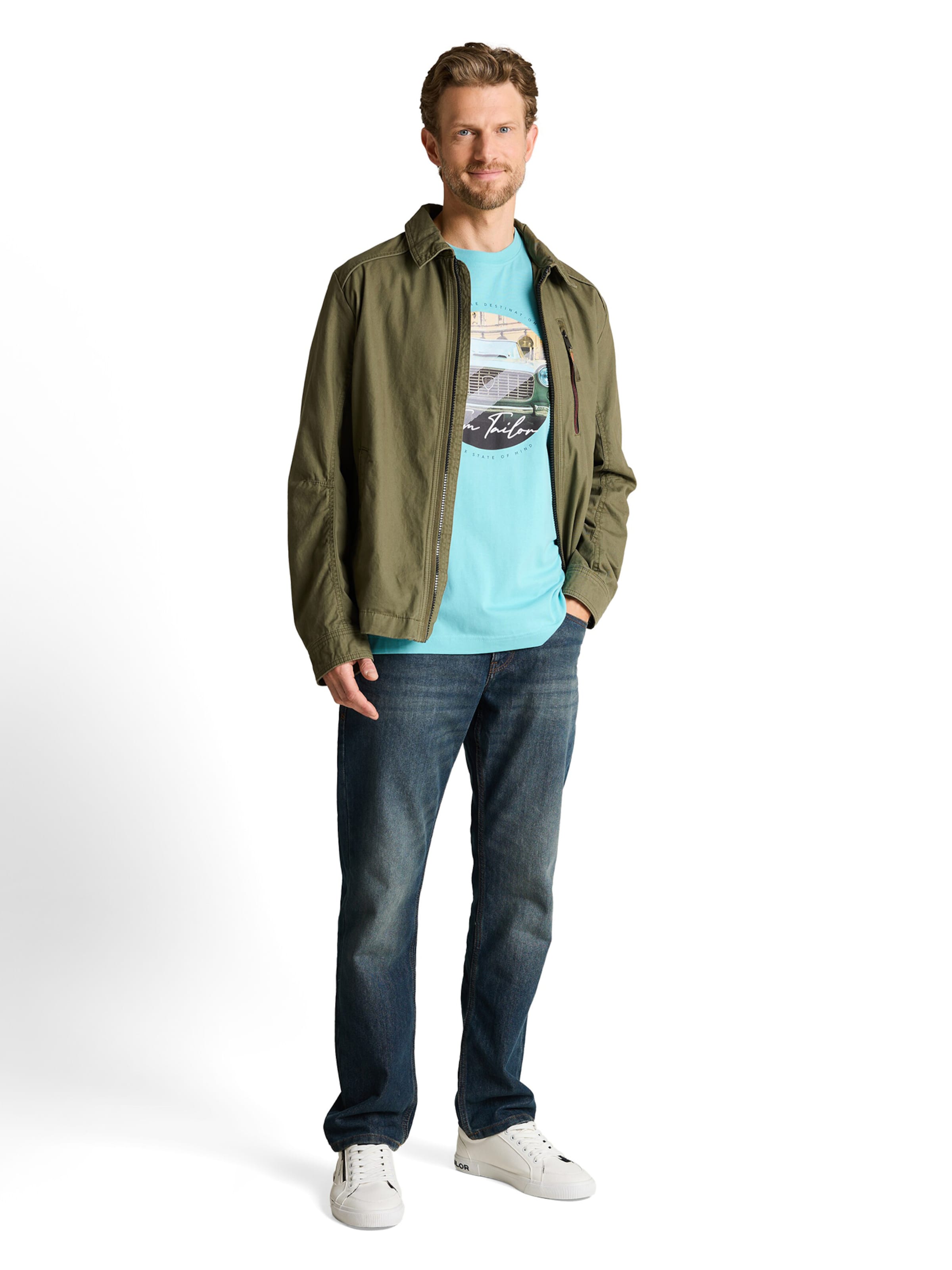 TOM TAILOR Тениска в синьо