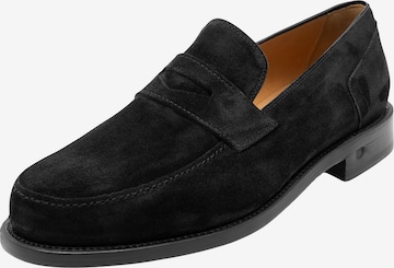 Henry Stevens Classic Flats 'Haywood' in Black: front