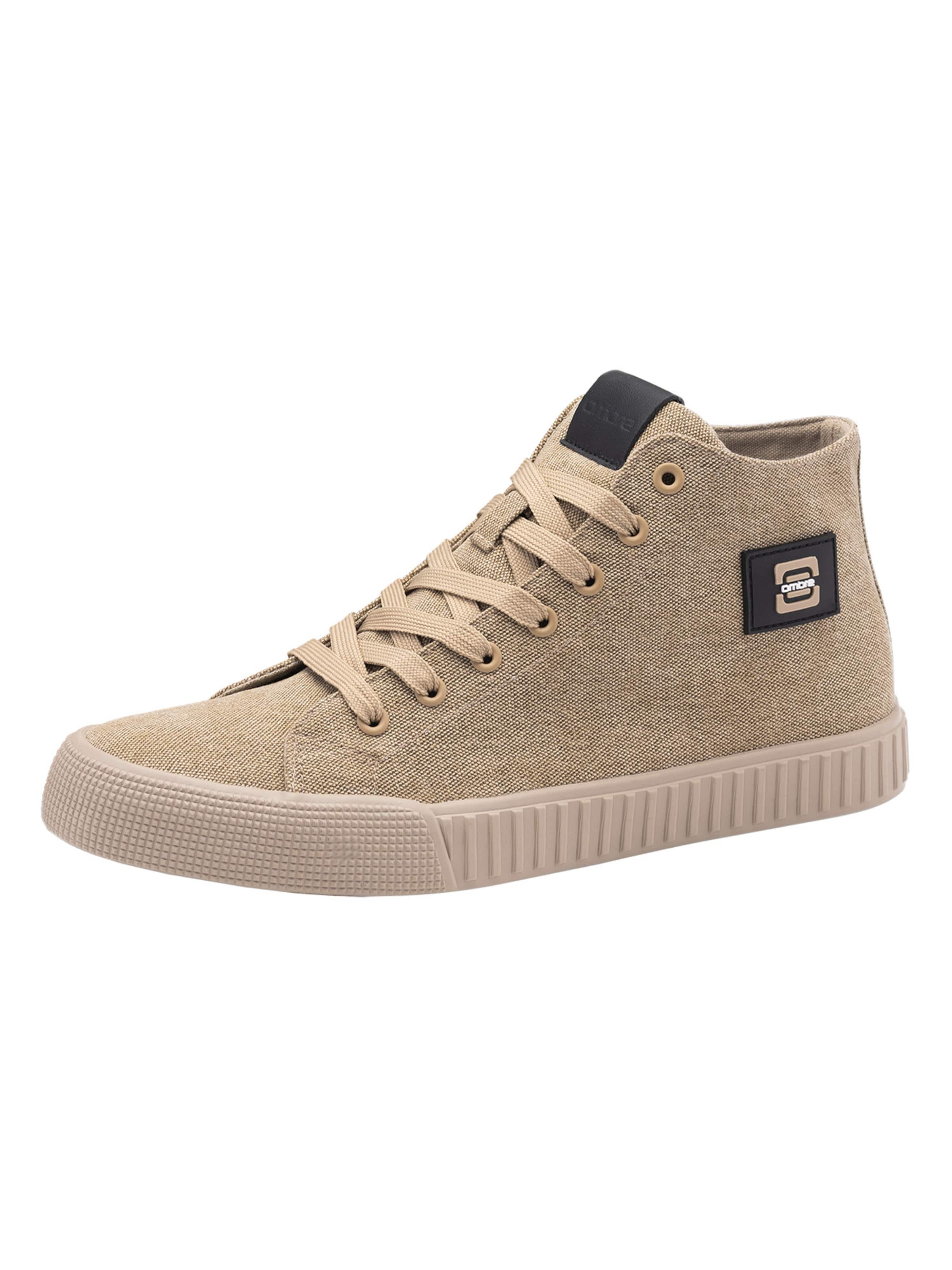 Ombre High-Top Sneakers in Beige, Item view