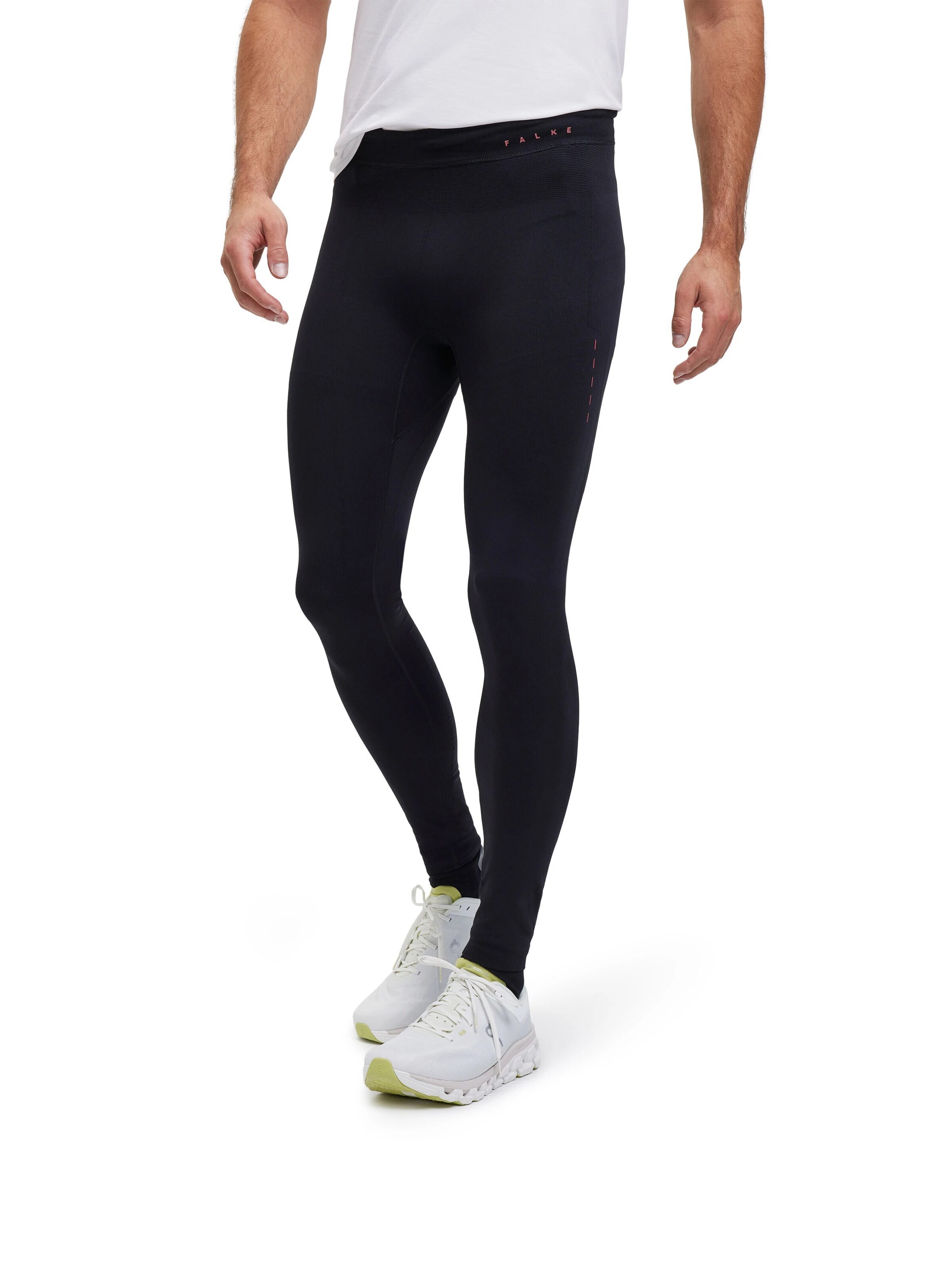 FALKE Skinny Pants in Black: front