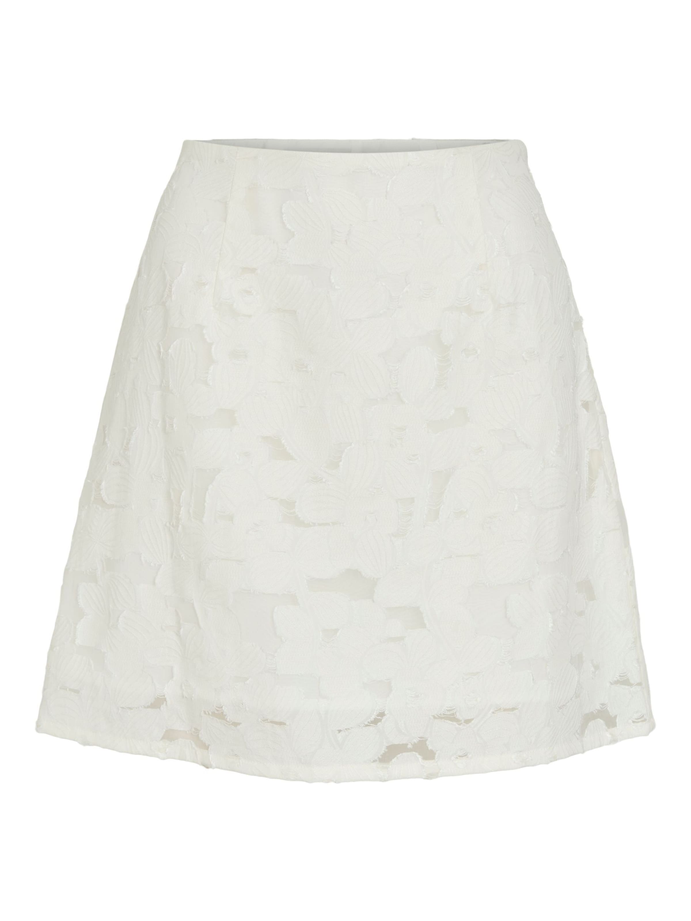 VILA Skirt 'VIAnvo' in White: front
