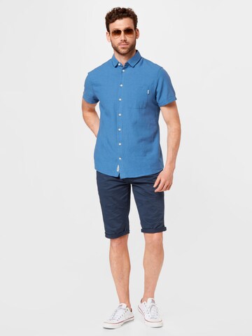 Coupe regular Chemise BLEND en bleu