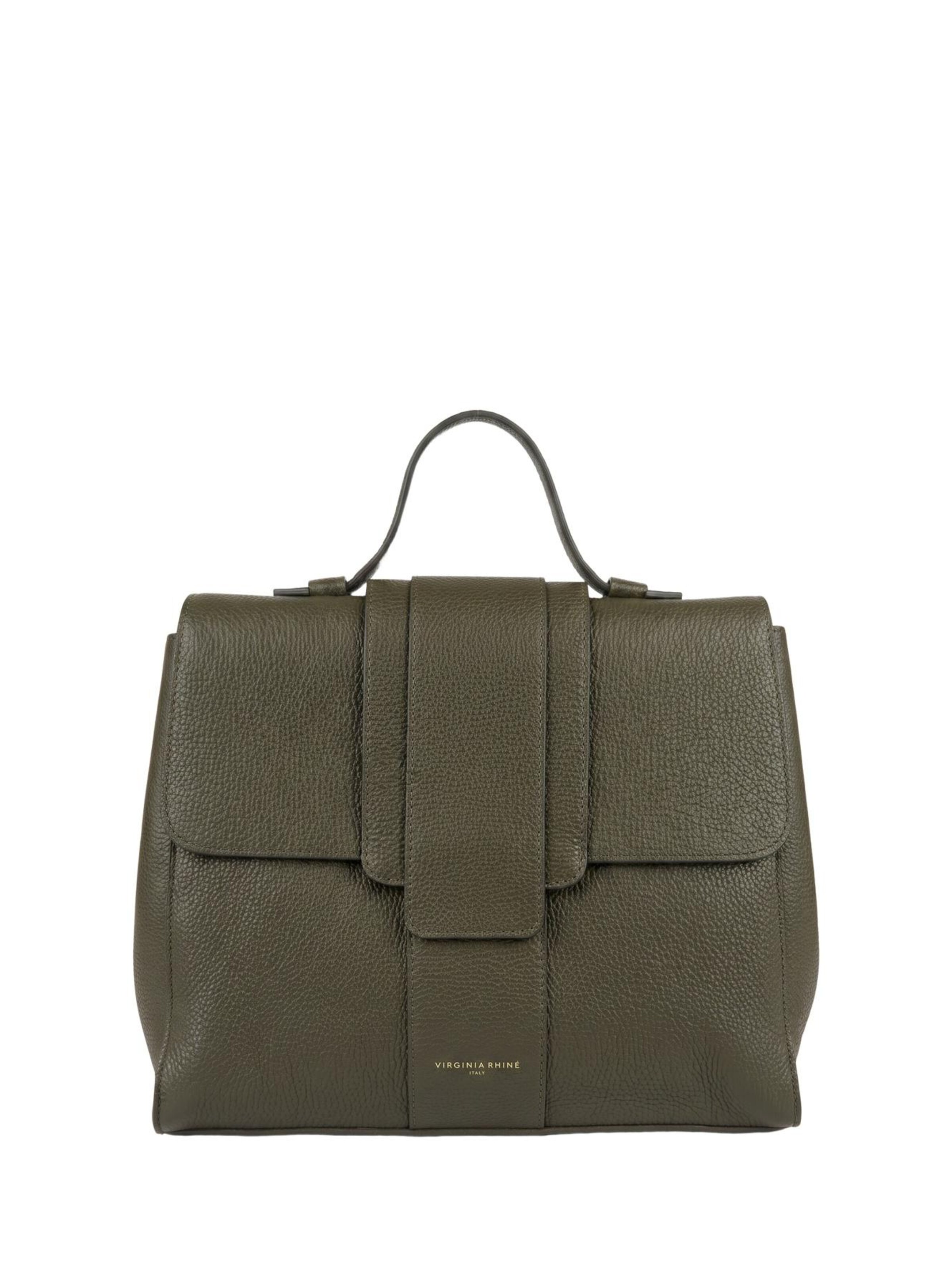 Borsa a mano di Virginia Rhinè in nero: frontale