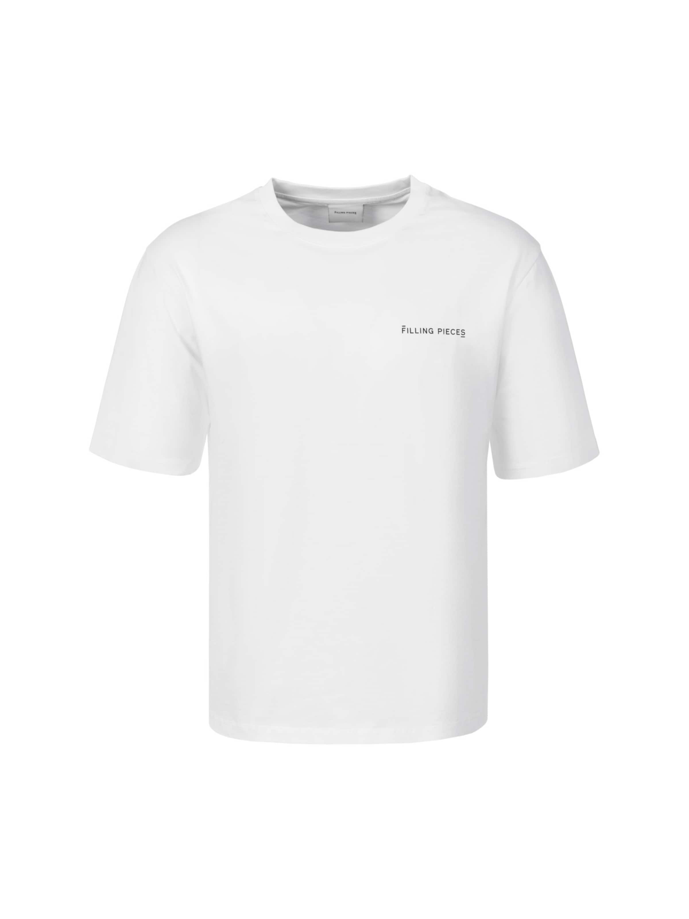 Maglietta di Filling Pieces in bianco: frontale