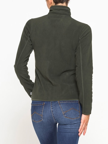 Carrera Jeans Sweatjacke 'High Neck'‌ in Grün