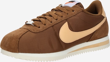 Baskets basses 'CORTEZ' Nike Sportswear en marron : devant