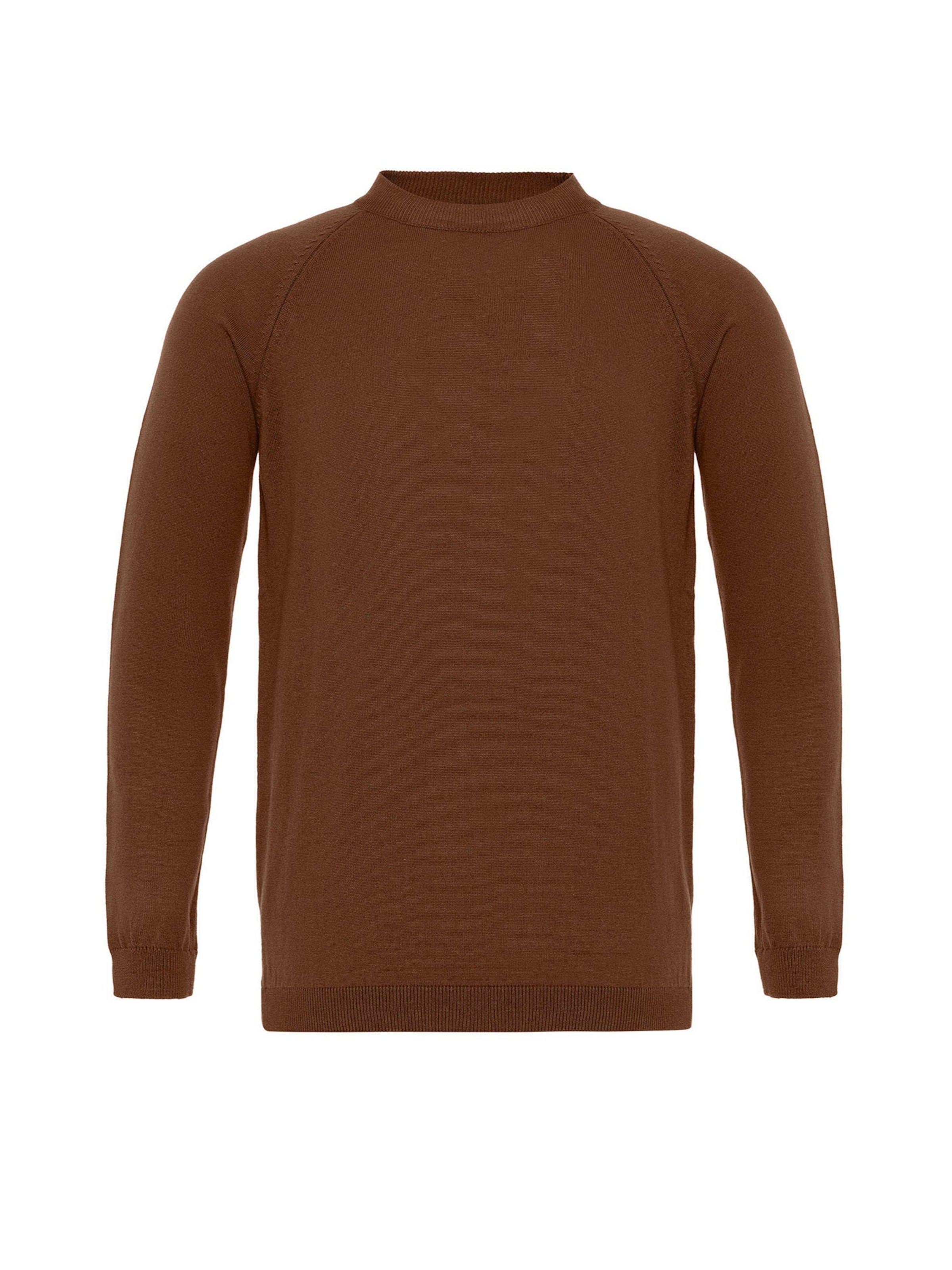Antioch Pullover in Braun: Vorderseite