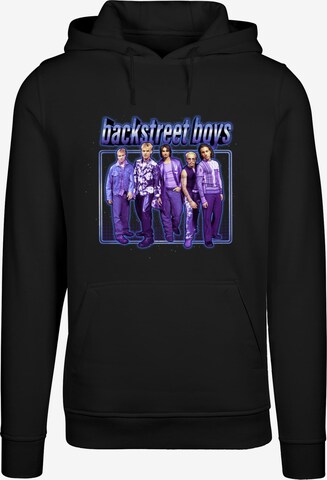 Merchcode Sweatshirt 'Backstreet Boys - Space' in Zwart: voorkant