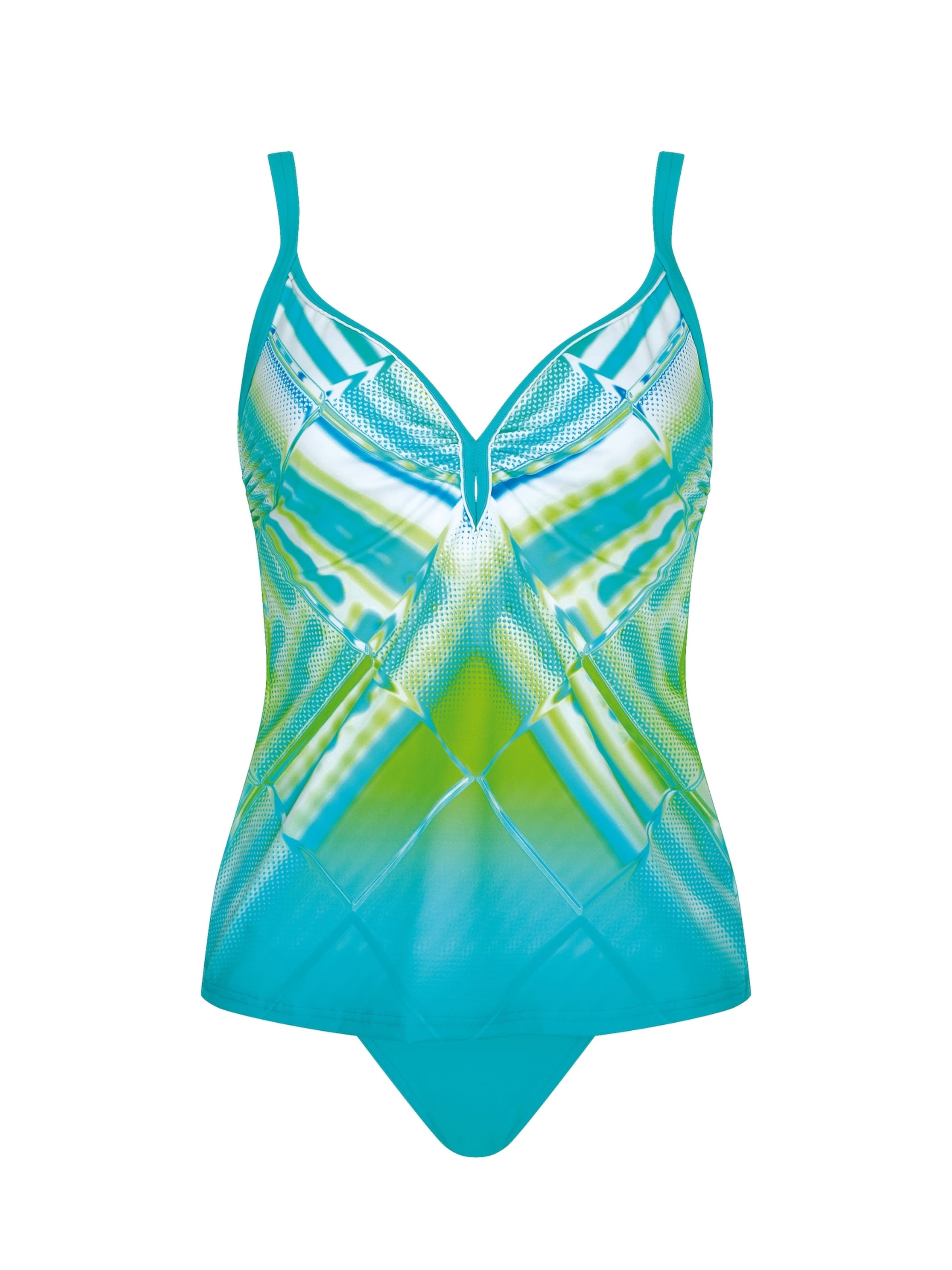 SUNFLAIR T-shirt Tankini in Blauw: voorkant