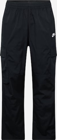 Nike Sportswear Normalny krój Spodnie sportowe w kolorze czarny: przód
