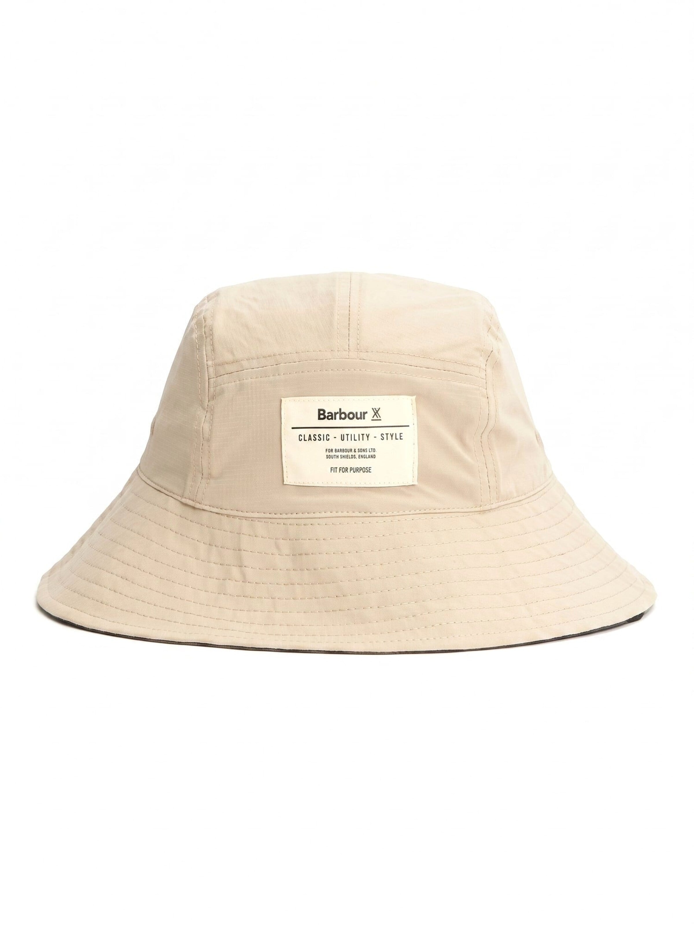 Barbour Hat 'Bidlam' i beige