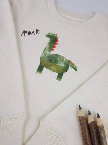 MelaDi Sweatshirt 'Dino'‌‌‌ in Weiß