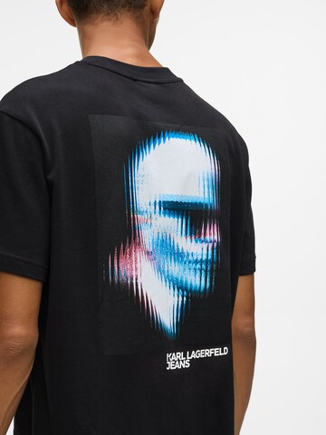 KARL LAGERFELD JEANS Тениска в черно