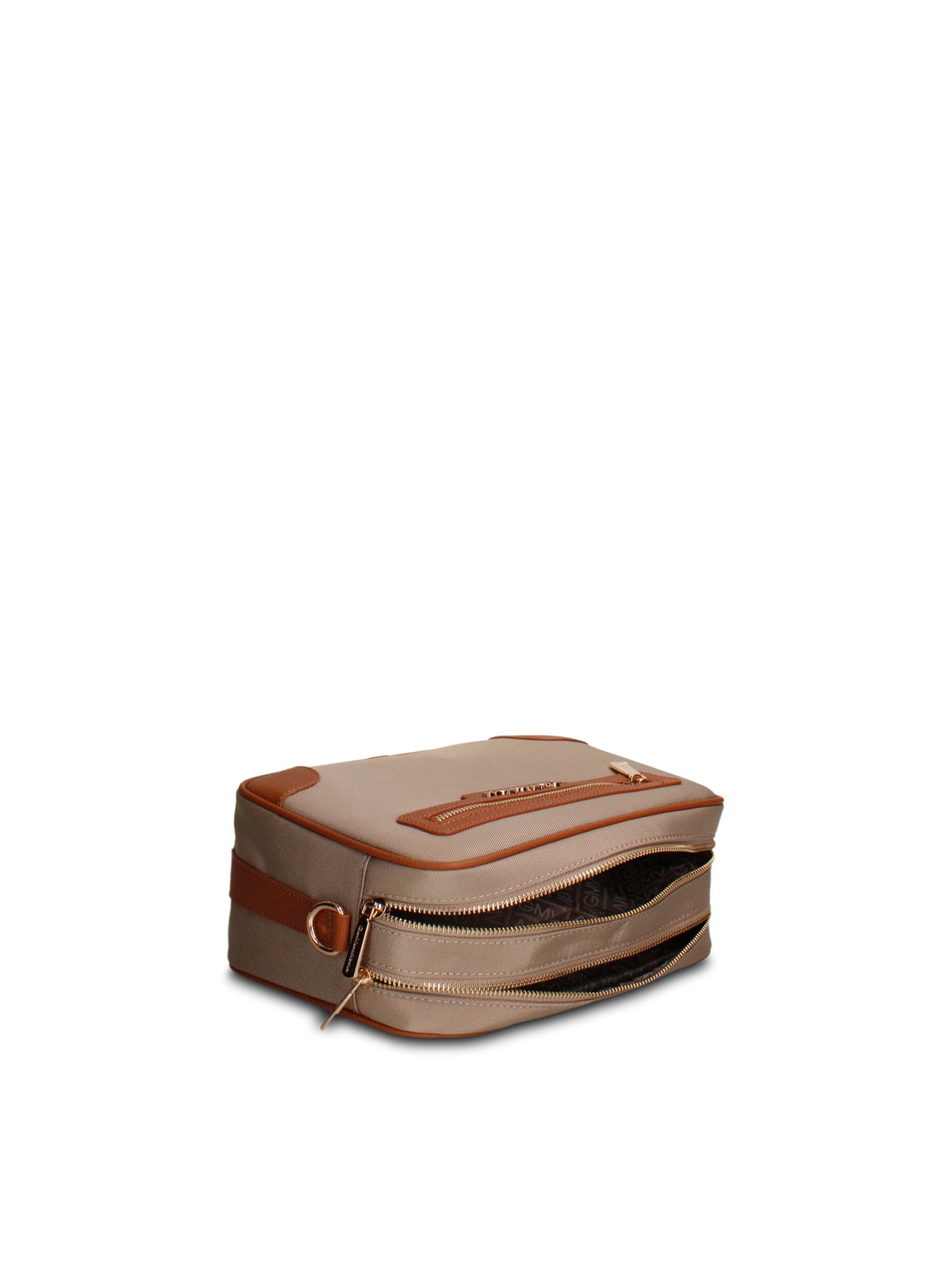 Borsa a tracolla 'Borsa a Tracolla Pelle Vegana Gianmarco Venturi Nera e - Versatile Donna' di GianMarco Venturi in beige