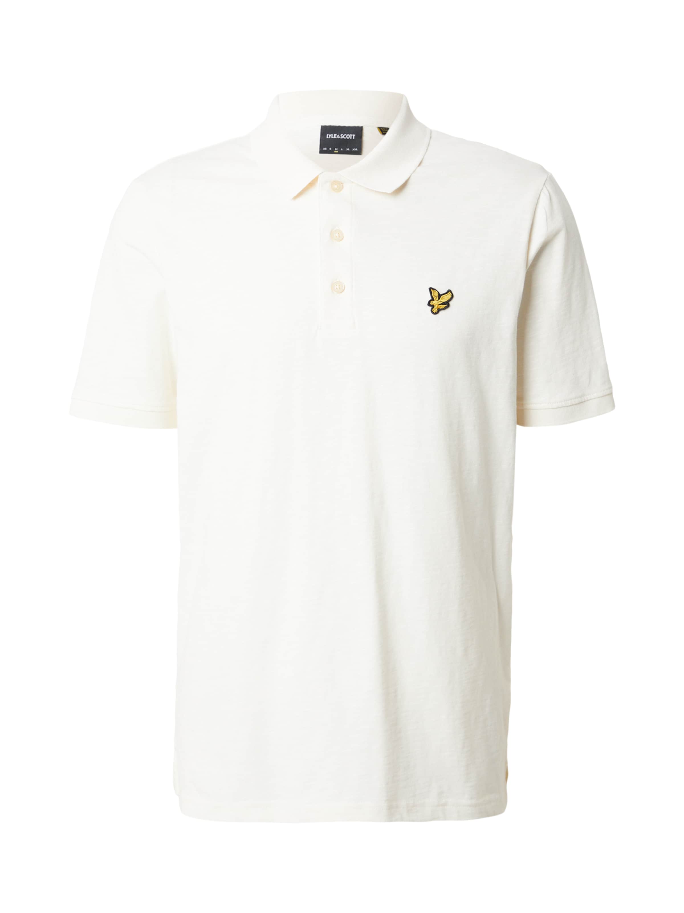 Lyle & Scott Shirt 'Fine Slub' in Beige: voorkant