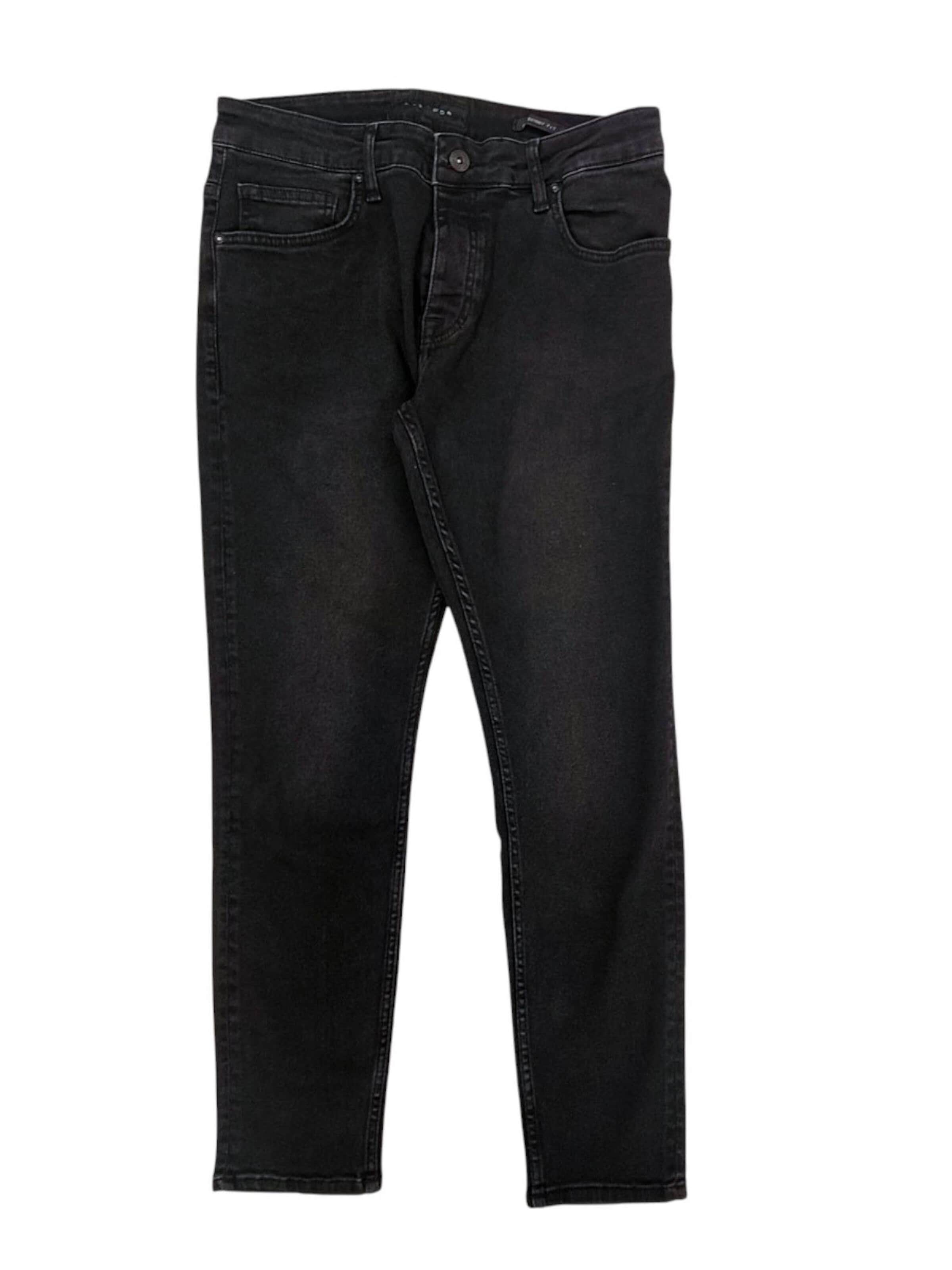 Pegador Skinny Jeans 'Rhine Destroyed'‌‌‌‌‌‌‌ in Schwarz: Vorderseite