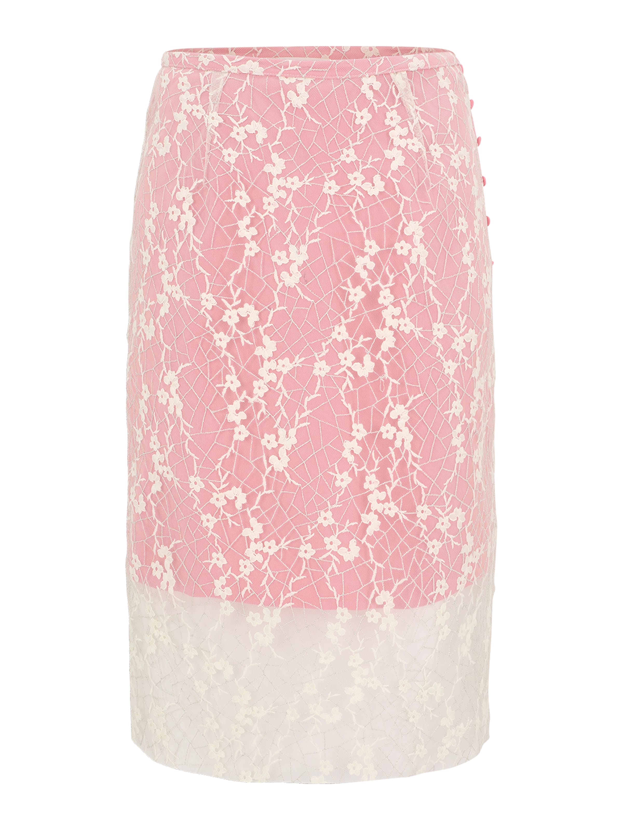 Jupe 'Francesca' GUIDO MARIA KRETSCHMER FOR BRIDGERTON en rose : devant