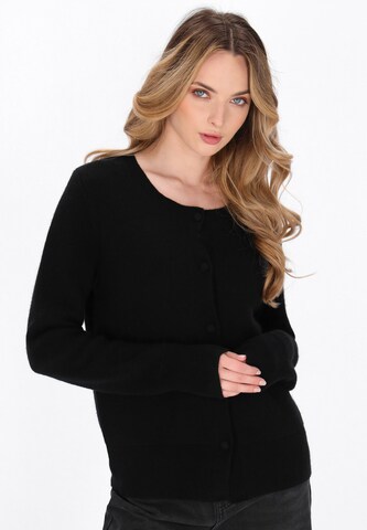 Cardigan DreiMaster Vintage en noir : devant
