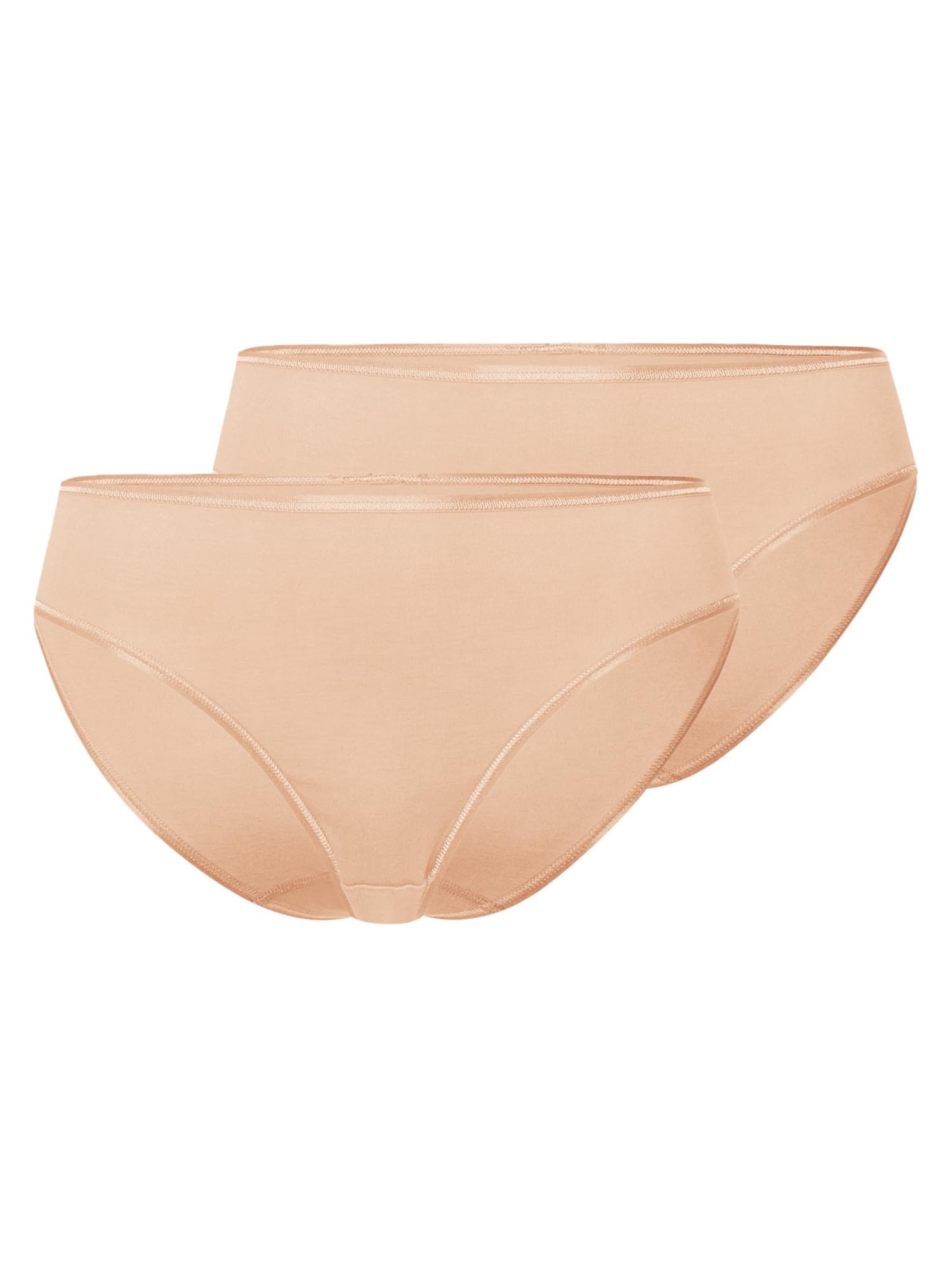 Hanro Slip 'Cotton Seamless' in Beige: front