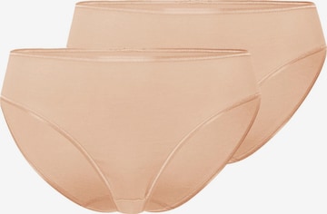 Hanro Slip 'Cotton Seamless' in Beige: front