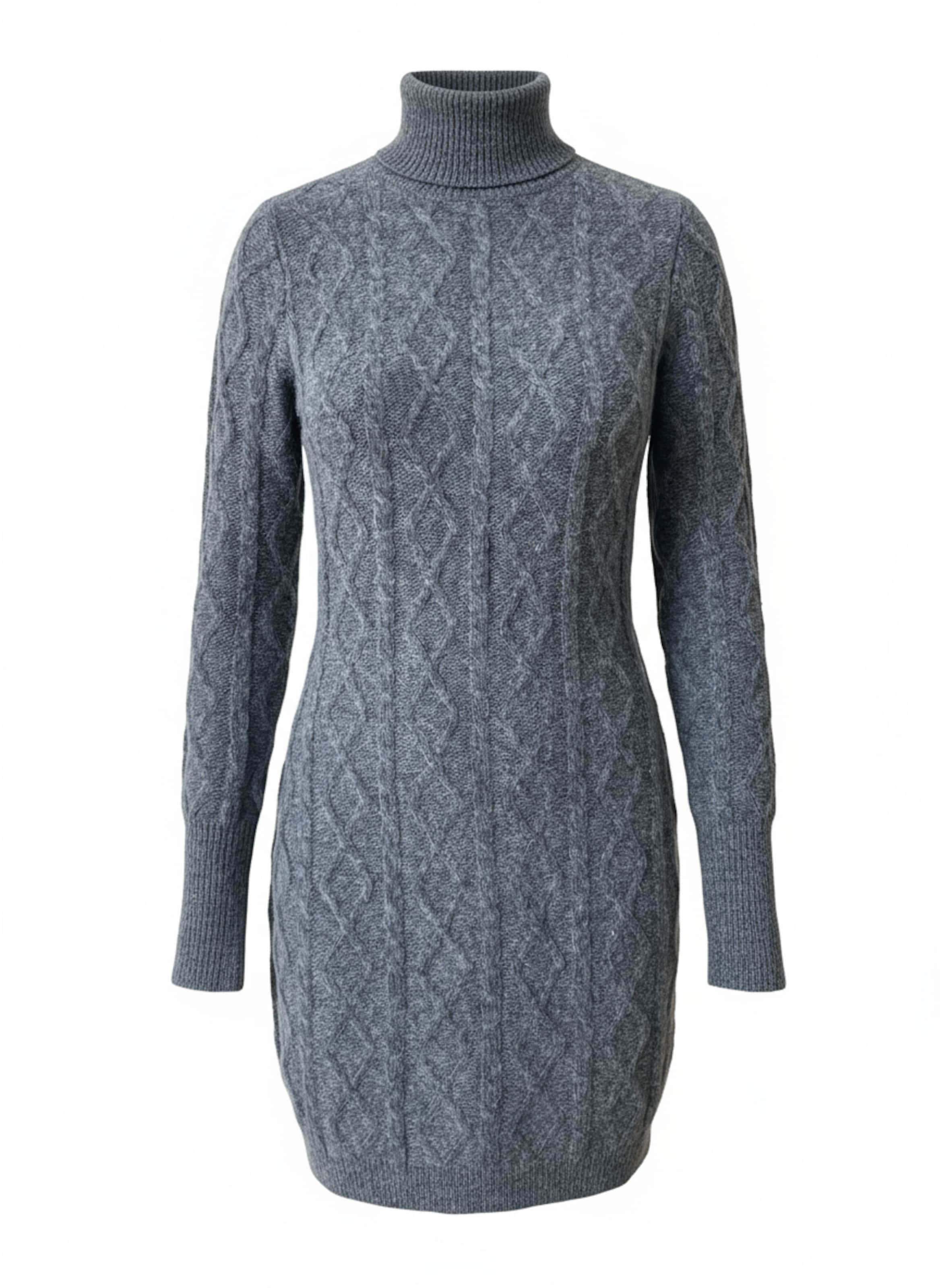 studioselect Kootud kleit 'Pina', värv hall: eest vaates