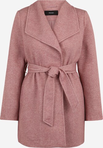 Vero Moda Petite Ανοιξιάτικο και φθινοπωρινό παλτό 'VIVIAN' σε ροζ: μπροστά