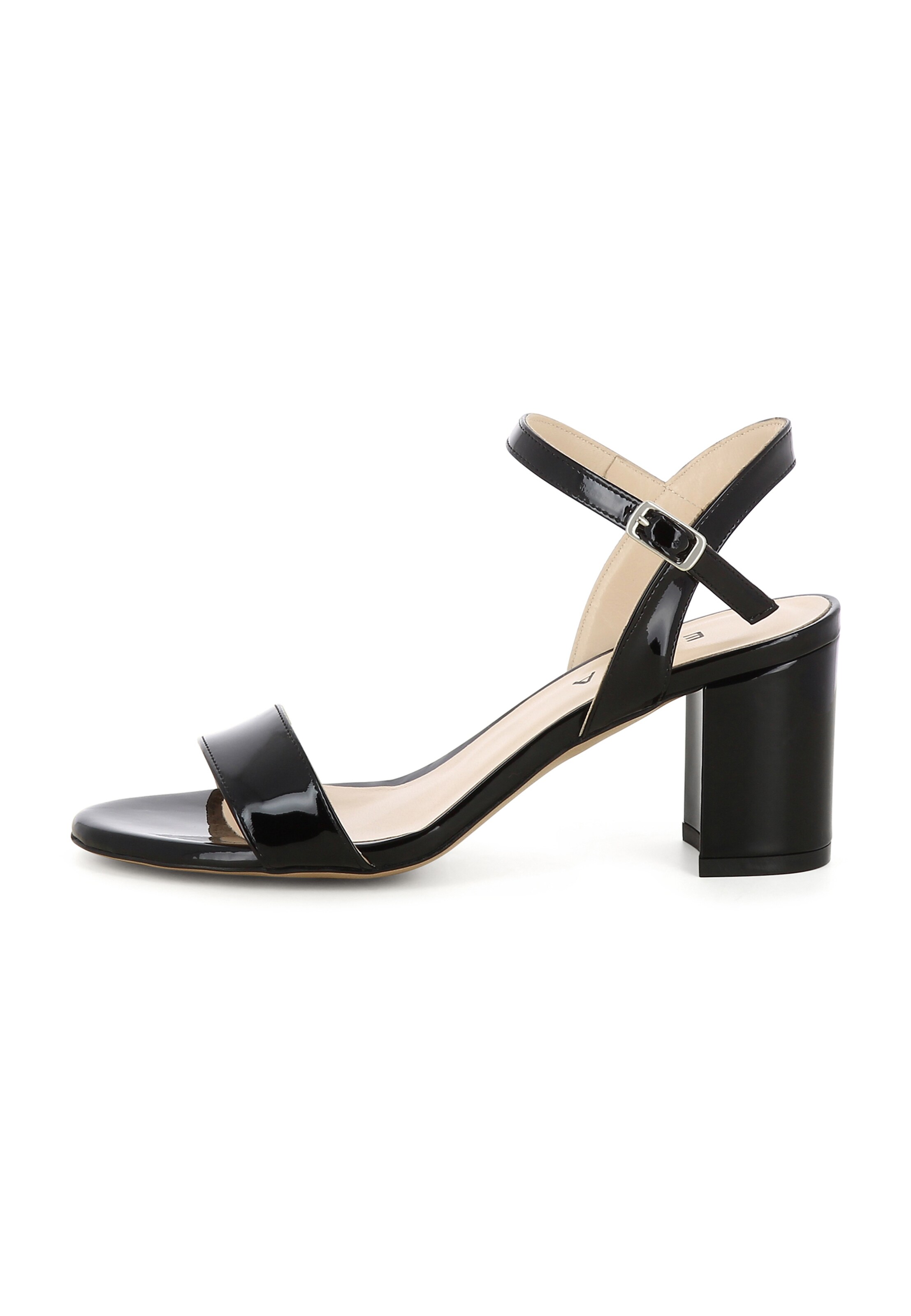 EVITA Sandalette 'AMBRA' in Schwarz: Vorderseite