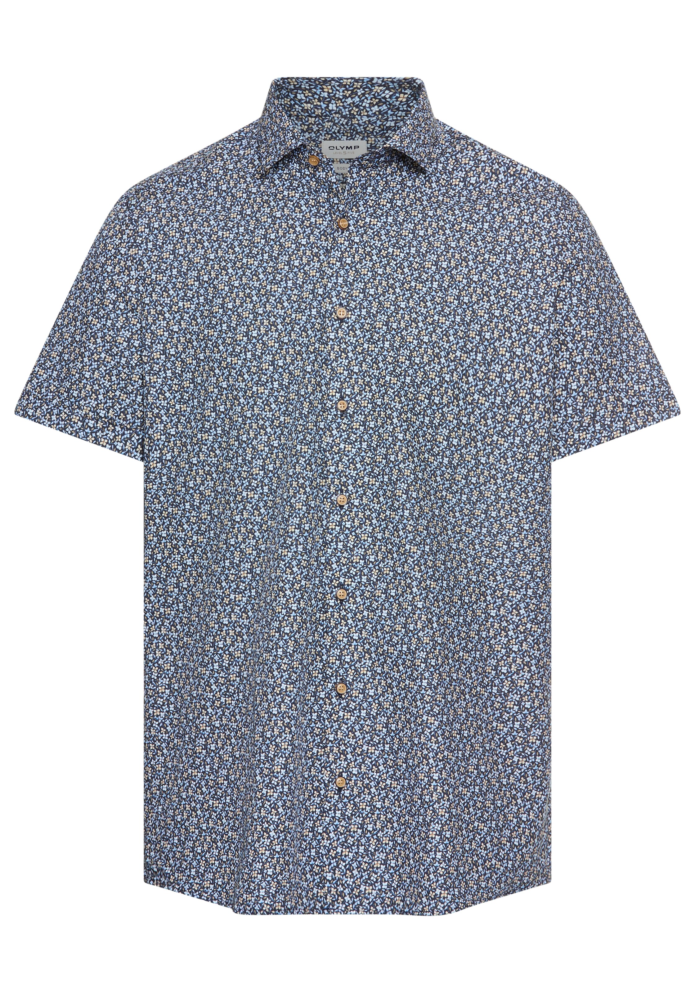 OLYMP Regular Fit Hemd in Blau: Vorderseite