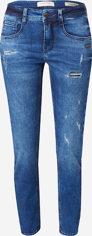 Gang Slimfit Jeans 'Amelie' in Blauw: voorkant