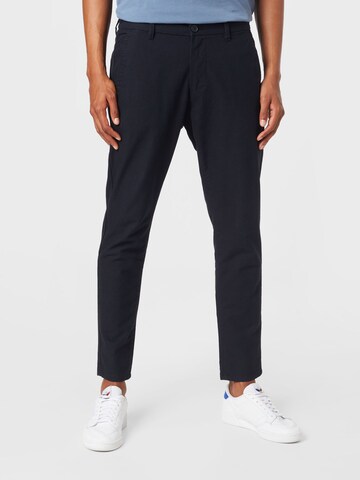 Coupe slim Pantalon ESPRIT en bleu : devant