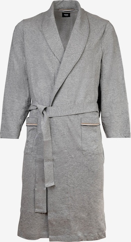 BOSS Badjas lang in Grijs: voorkant