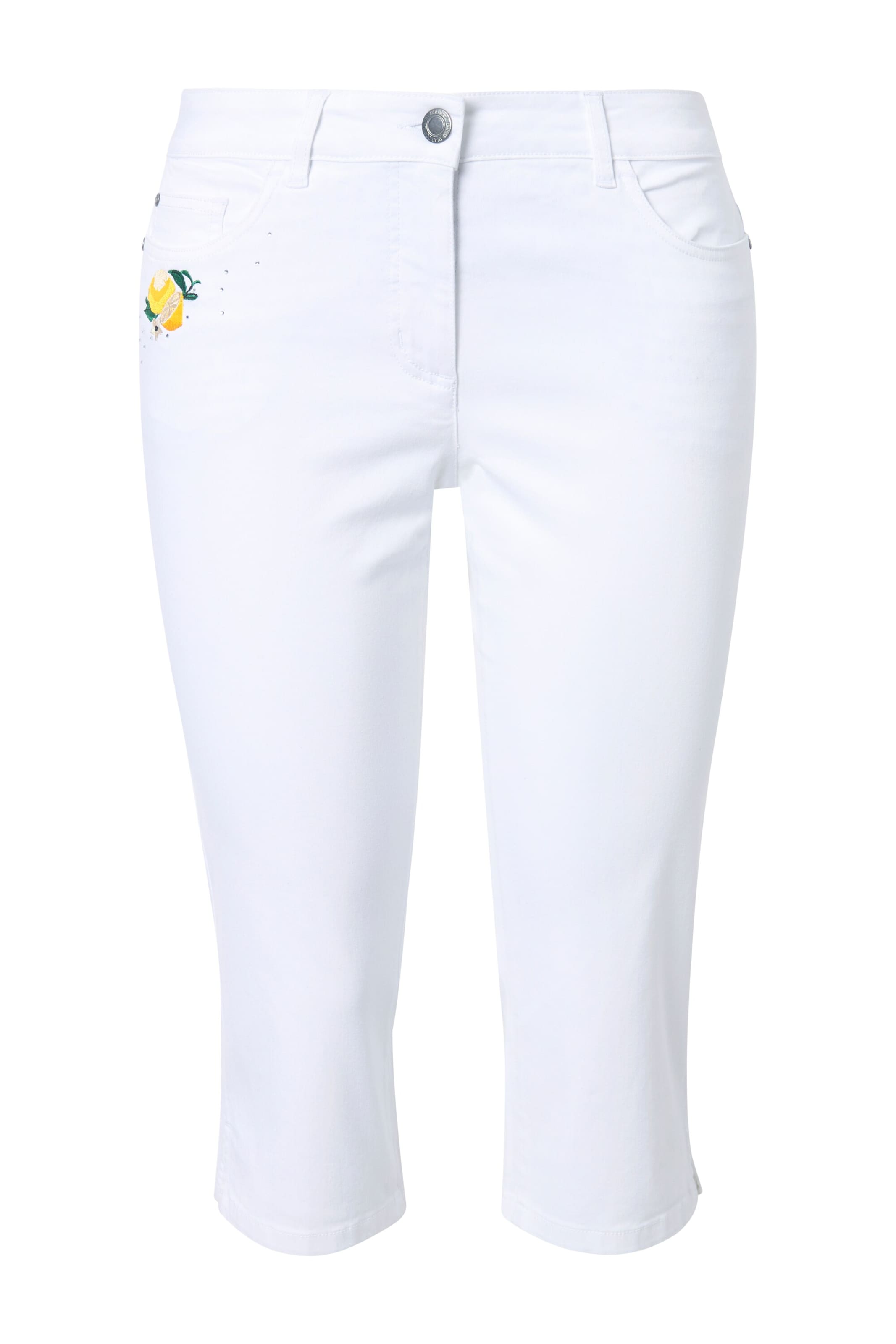 MIAMODA Slimfit Jeans in Wit: voorkant