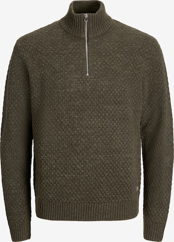 JACK & JONES Pullover 'JJBLAKE' in Braun: Vorderseite