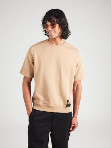 Karl Lagerfeld Sweatshirt in Beige: voorkant
