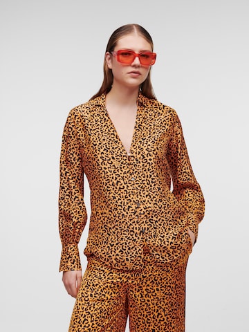 Karl Lagerfeld Blus i orange: framsida