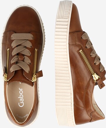 GABOR Sneaker in Braun