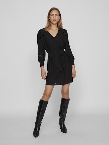 VILA Dress in Black: front